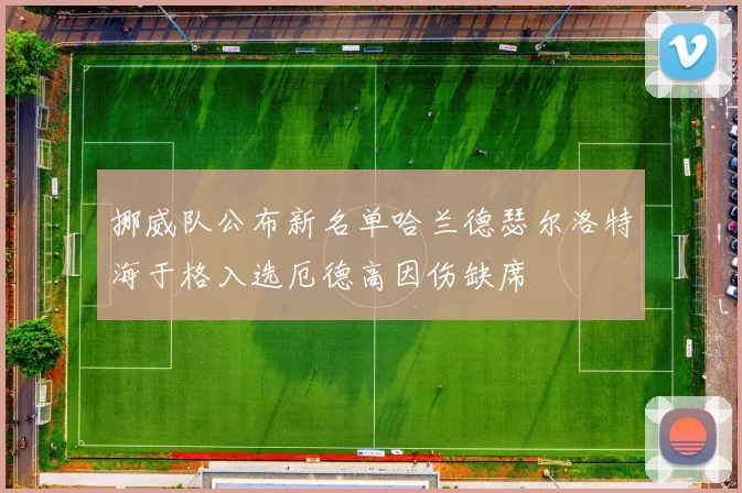 挪威队公布新名单哈兰德瑟尔洛特海于格入选厄德高因伤缺席